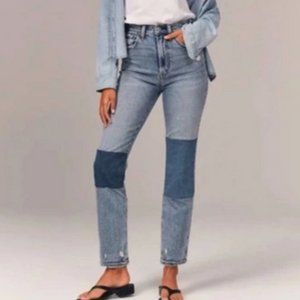 Abercrombie & Fitch Ankle Straight Ultra High Rise